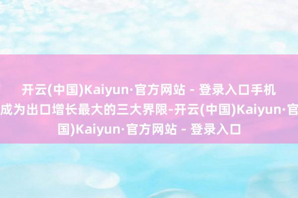 开云(中国)Kaiyun·官方网站 - 登录入口手机、集成电路、汽车成为出口增长最大的三大界限-开云(中国)Kaiyun·官方网站 - 登录入口